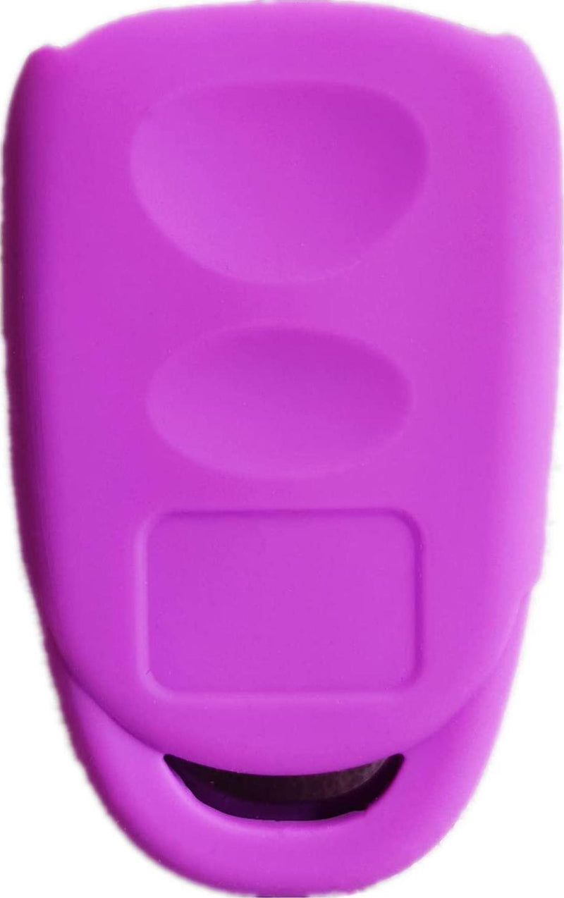 Silicone Smart Key Fob Cover Case Protector Keyless Remote Holder for Hyundai Elantra Genesis Sonata Kia Sorento Forte Optima.Purple