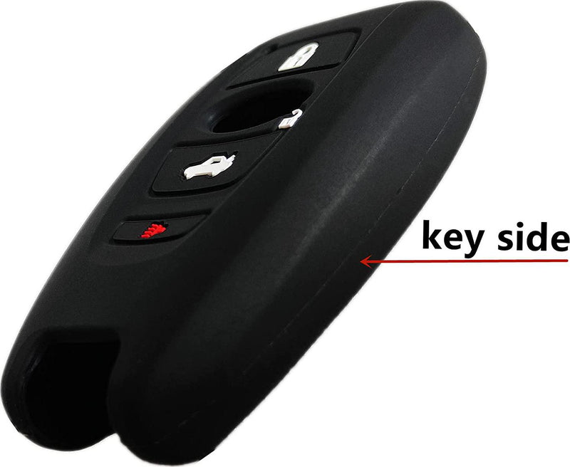 Silicone rubber Smart Key Fob Covers Case Protector Keyless Remote Holder for Subaru Forester Sti Outback XV Crosstrek Impreza BRZ WRX