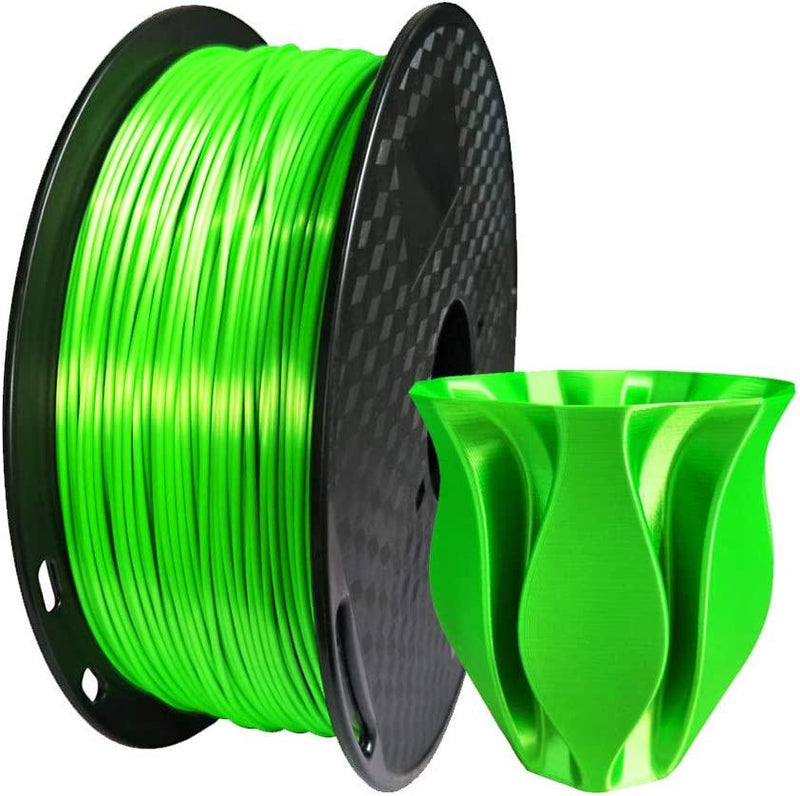 1.75mm Shine Silk Metallic PLA Filament 1kg(2.2 lbs) For FDM 3D Printer  Material Spool