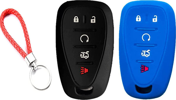 Smart Key Fob Cover Case Protector Keyless Remote Holder for Chevrolet | Key Protection Case For FCC ID:, HYQ4EA, HYQ4AA,