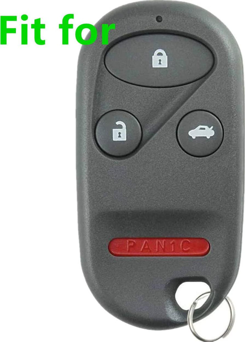 Smart Key Fob Cover Case Protector Keyless Remote Holder for Honda Accord Civic CR-V Odyssey Pilot Insight Prelude Acura CL RL TL Integra E4EG8DJ Black