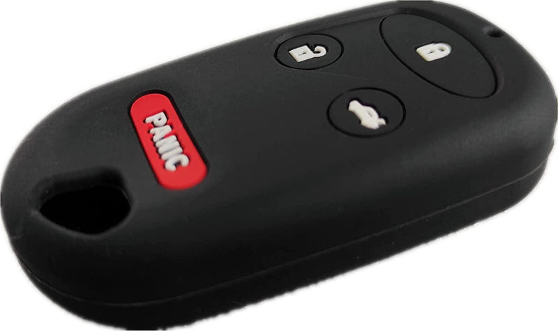Smart Key Fob Cover Case Protector Keyless Remote Holder for Honda Accord Civic CR-V Odyssey Pilot Insight Prelude Acura CL RL TL Integra E4EG8DJ Black