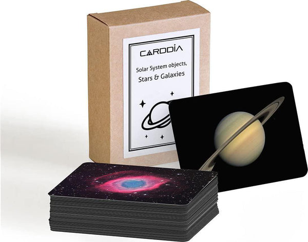 Solar System Objects, Stars and Galaxies STEM Flash Cards (Including Planets, Minor Planets, Satellites, Galaxies, Clusters, Nebulae...)