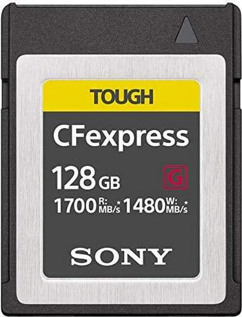 Sony CEB-G128 - Ultra-Fast CFexpress Memory Card (128GB, Read at 1700MB /s and Write at 1480MB /s)