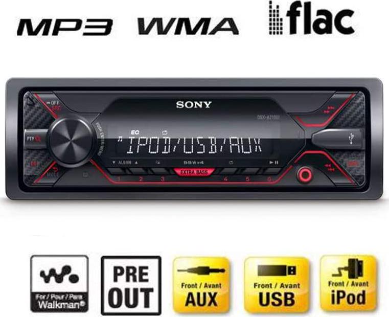 Sony DSXA210UI Mechless Media Player and Receiver with USB/Aux