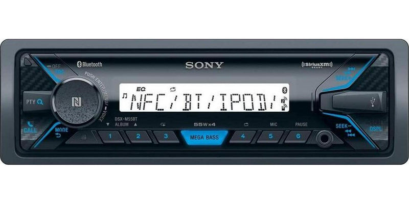 Sony DSX-M55BT Mechless Marine Stereo with Bluetooth, USB and Aux input