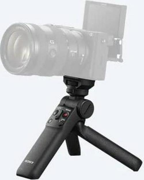 Sony GP-VPT2BT Handgrip (for Selfies and Vlogging, Can Also be Used As a Tripod, Compatible with Select Alpha and Cyber-Shot Cameras from Sony) Black