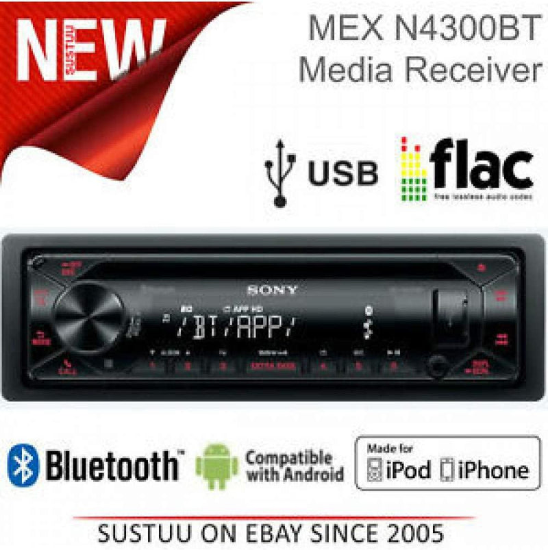 Sony GS Series MEXGS610BT CD Car Stereo Receiver with Bluetooth, NFC Pairing and App Remote Smartphone Control