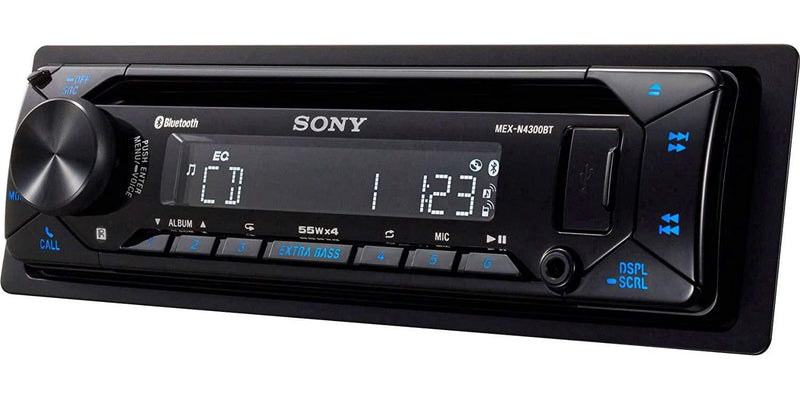 Sony GS Series MEXGS610BT CD Car Stereo Receiver with Bluetooth, NFC Pairing and App Remote Smartphone Control