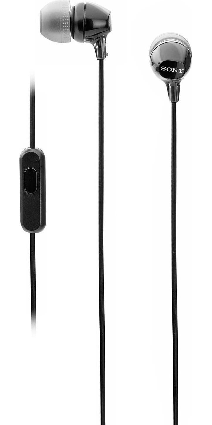 Sony In-Ear Lightweight Headphones with Smartphone Control and Microphone, Black