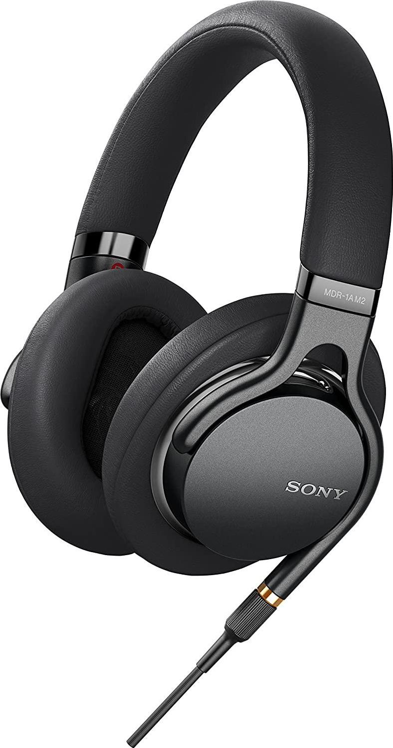 Sony MDR-1AM2 Hi-Res Headphones with Heavyweight Bass and Beat Response Control - Black (International Version)