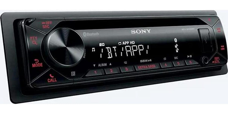 Sony MEX-N4300BT Built-in Dual Bluetooth Voice Command CD/MP3 AM/FM Radio Front USB AUX Pandora Spotify iHeartRadio iPod / iPhone Siri and Android Controls Car Stereo Receiver