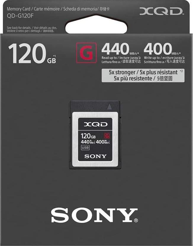 Sony Professional XQD G-Series 120GB Memory Card (QD-G120F)