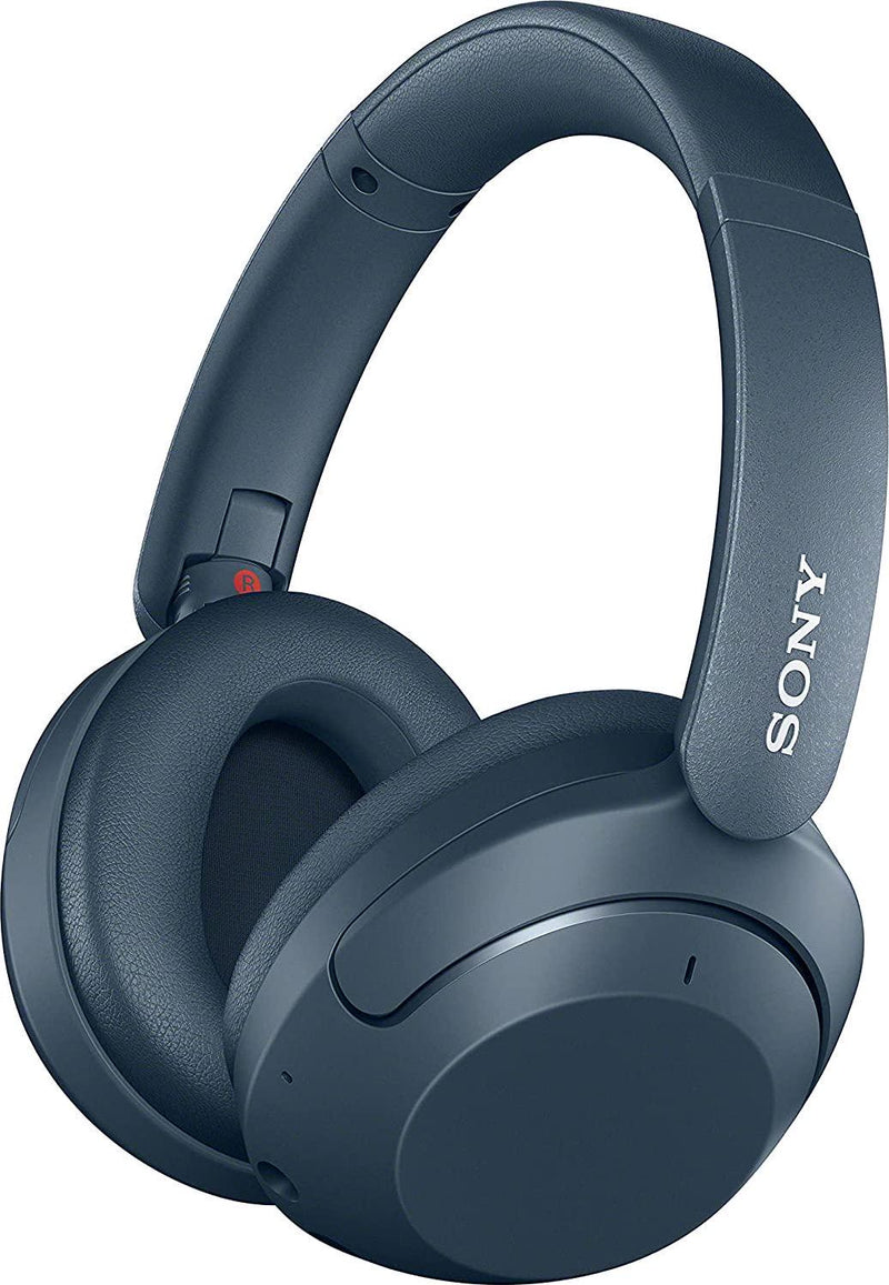 Sony WH-XB910N Extra BASS Noise Cancelling Wireless Headphones - Up to 30 Hours Battery Life - Over-Ear Style - Optimised for Alexa and Google Assistant - with Built-in mic for Phone Calls - Blue