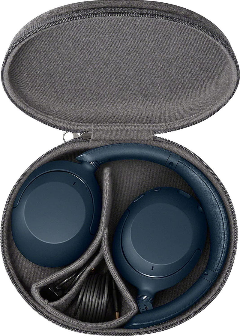 Sony WH-XB910N Extra BASS Noise Cancelling Wireless Headphones - Up to 30 Hours Battery Life - Over-Ear Style - Optimised for Alexa and Google Assistant - with Built-in mic for Phone Calls - Blue