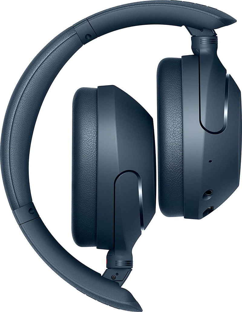 Sony WH-XB910N Extra BASS Noise Cancelling Wireless Headphones - Up to 30 Hours Battery Life - Over-Ear Style - Optimised for Alexa and Google Assistant - with Built-in mic for Phone Calls - Blue