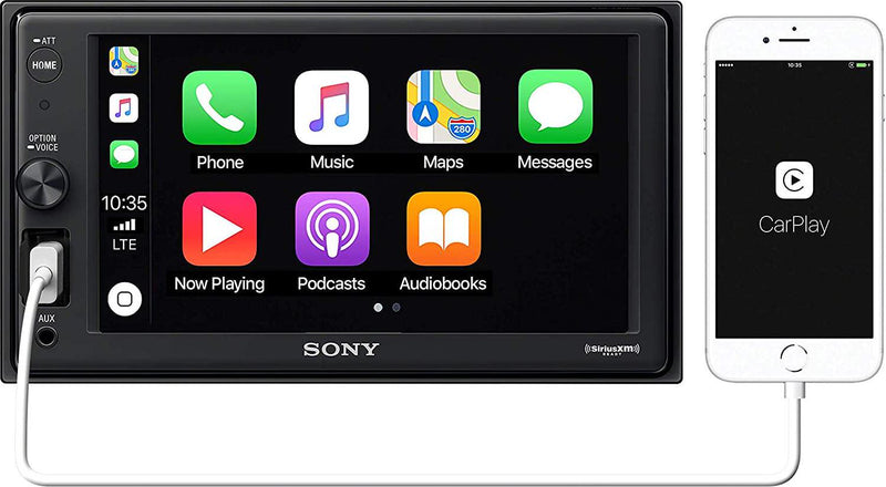 Sony XAVAX1000 6.2 (15.7 cm) Apple CarPlay Media Receiver with Bluetooth