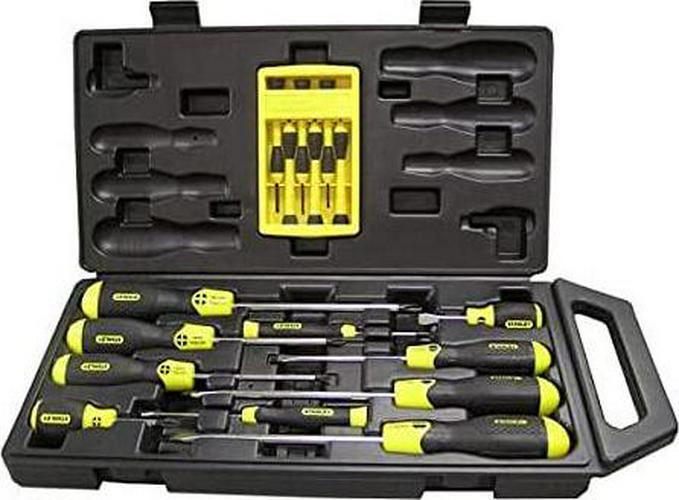 Stanley 65-005A Cushion Grip with Precision Screwdriver 16-Pieces Set