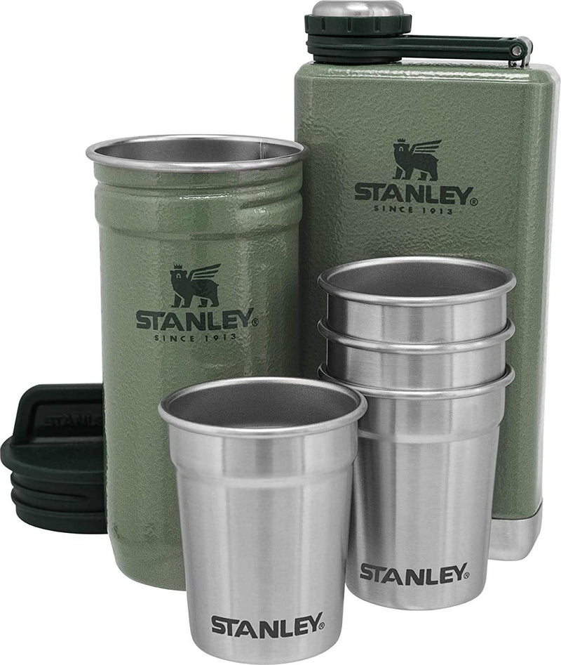 Stanley Stainless Steel Shot Glass and Flask Gift Set