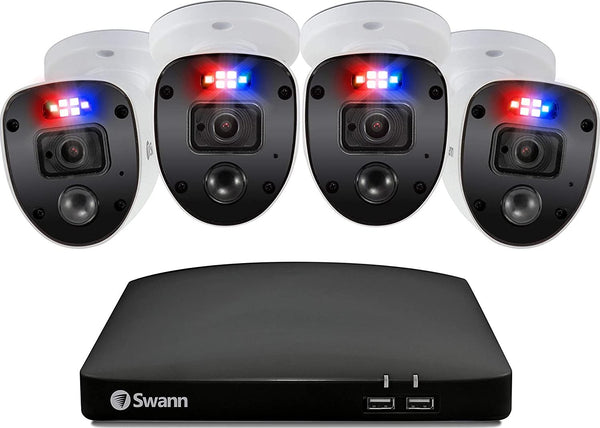 Swann Enforcer 4 Camera 4 Channel 1080p Full HD DVR Security System (SWDVK-446804SL-US)