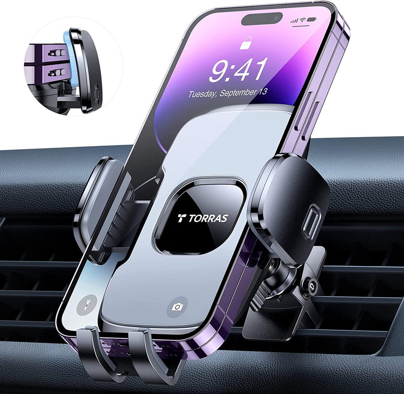 TORRAS Car Phone Holder Mount, [ Big Phones and Thick Case Friendly ]