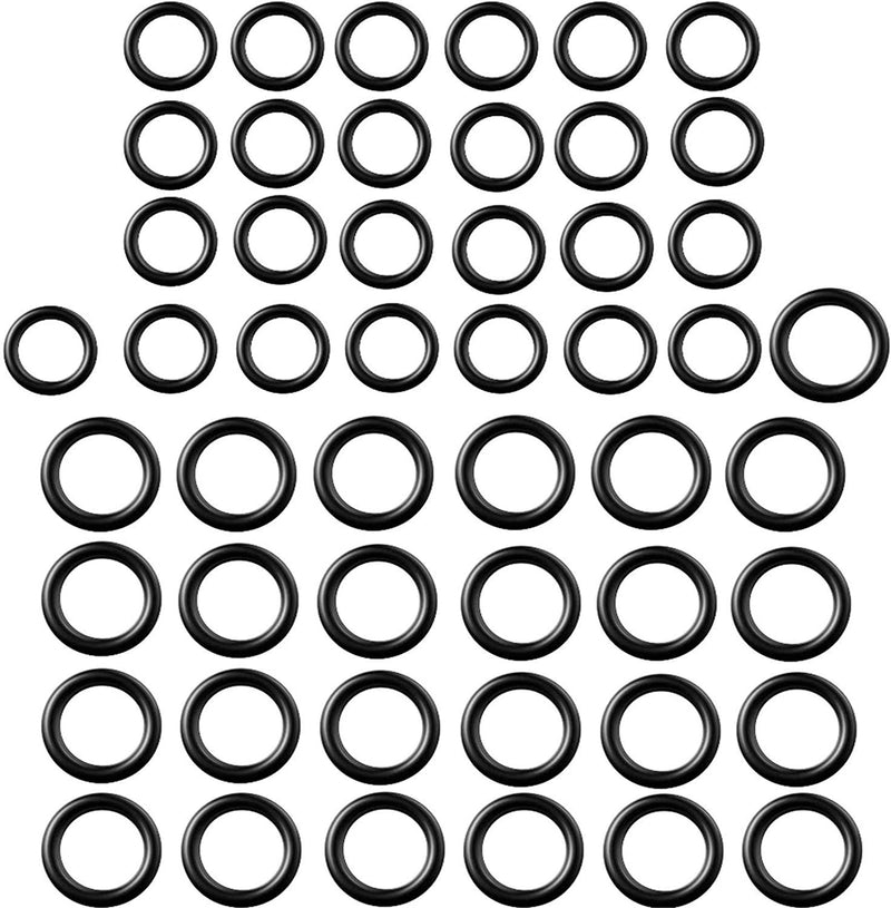 Tatuo 50 Pieces Power Pressure Washer O-Rings for 1/4 inch, 3/8 inch, M22 Quick Connect Coupler