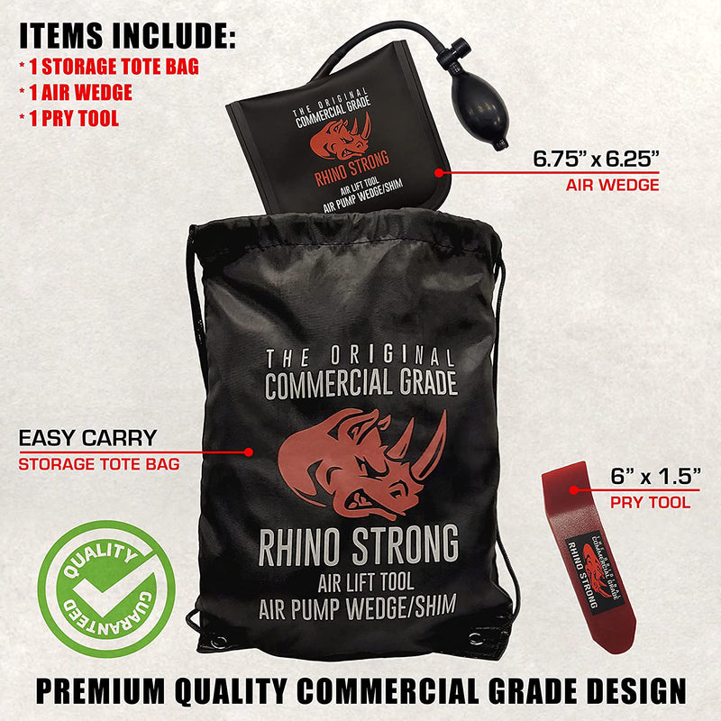 The Original Rhino Strong Commercial Grade Air Wedge Bag Pump Professi