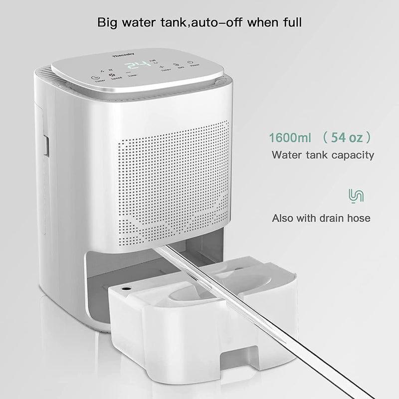 Afloia Air Purifier and Dehumidifier in 1, True HEPA Air Purifier with H13  HEPA Filter, Small Dehumidifier Combined with Air Cleaner, Remove Pet Odors