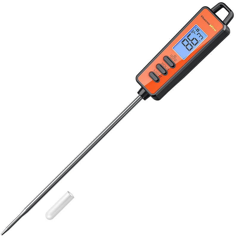 ThermoPro TP01A Digital Meat Thermometer with Long Probe Instant Read Food Cooking Thermometer for Grilling BBQ Smoker Grill Kitchen Oil Candy Thermometer