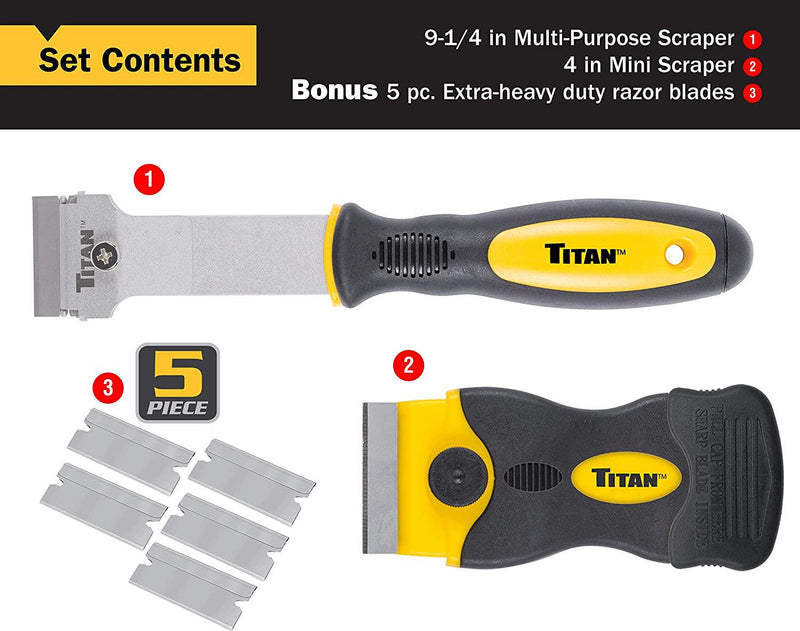 Titan 17000 3-Piece Scraper and Putty Set