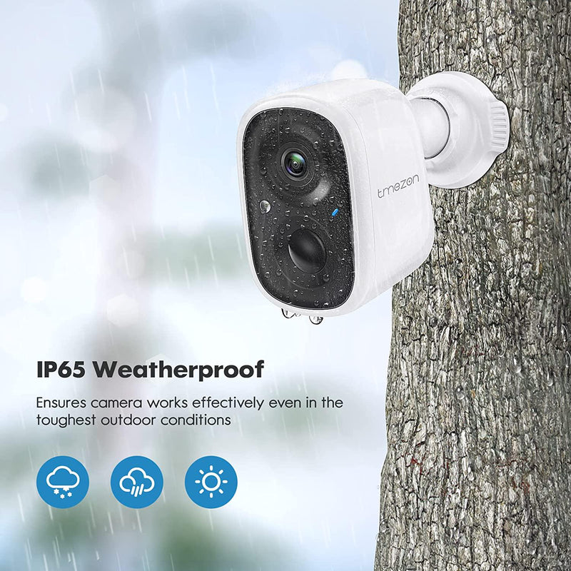 Security Cameras Wireless Outdoor, 2K Battery Powered Camera for Home  Security with IP65, SD/ Free Cloud Storage, No Monthly Fee, AI Motion  Detection