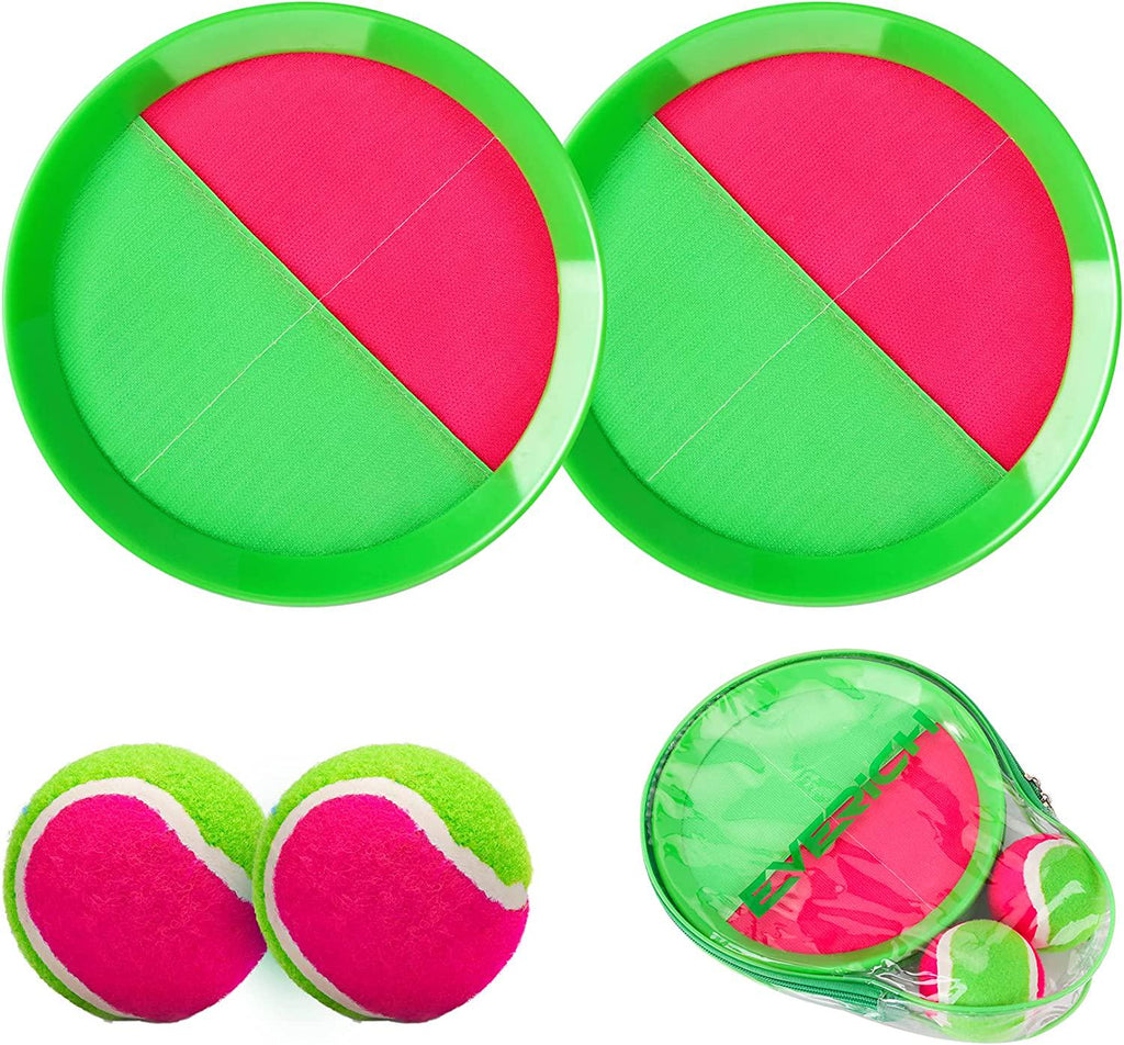 Bufeeaye Outside Toys for Kids Ages 4-8 - Toss and Catch Ball Set, Kids  Outdoor Games Yard Games for Adults with 6 Paddles and 3 Balls Toys for 3 4  5 6