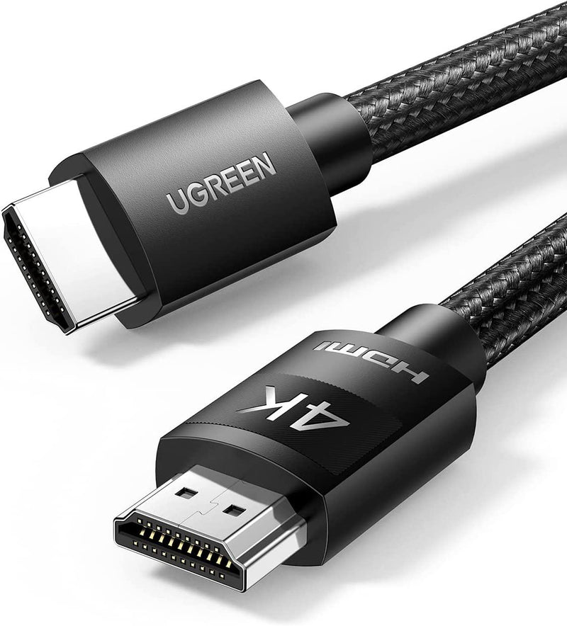 UGREEN 4K HDMI Cable 2M High-Speed HDMI Cord Nylon Braided 18Gbps with Ethernet Support 4K 60HZ HDR ARC Compatible with PS5 PS4 Blu-ray UHD TV Monitor Computer Xbox 360, TV Stick, Laptop, 6FT