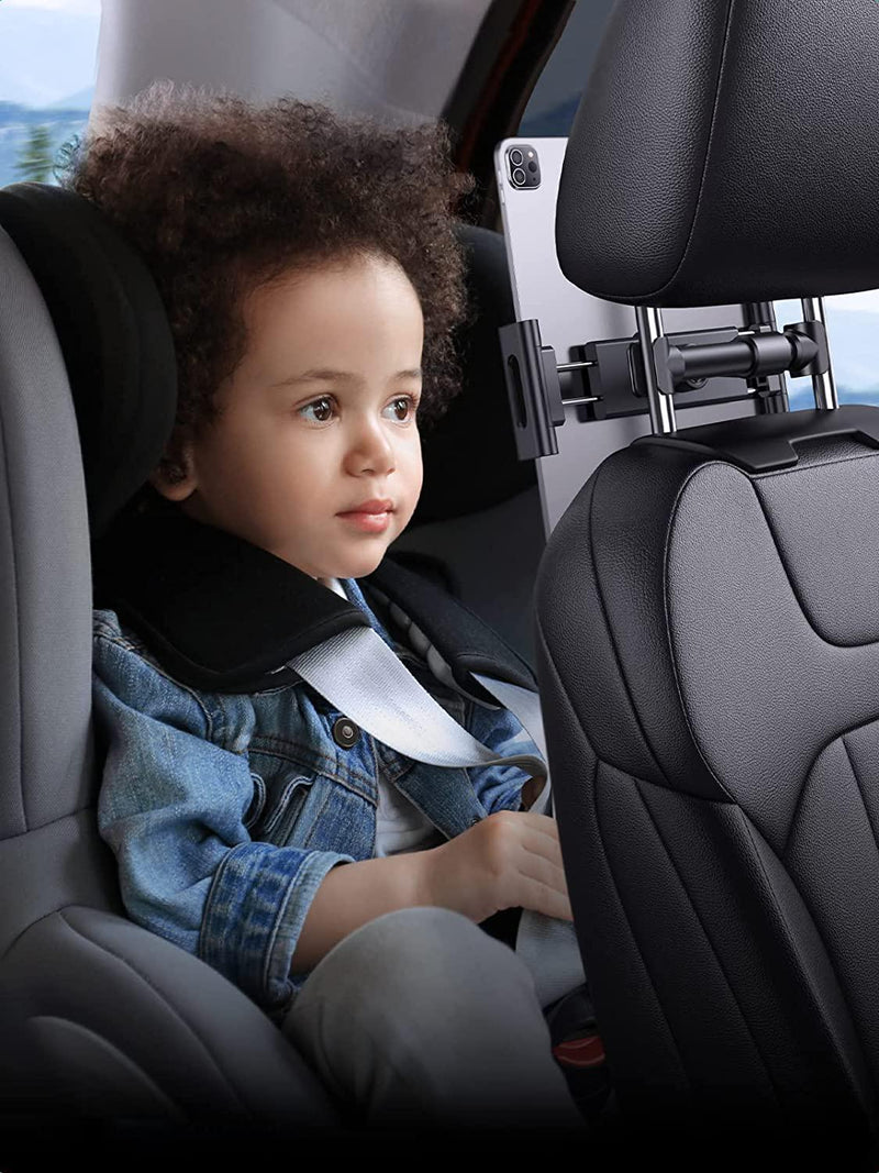 UGREEN Car Headrest Mount Car Seat Tablet Phone Holder Back Seat Rear Bracket Cradle for iPhone 12 11 Pro XS Max XR X 8 Plus, iPad Mini 4 Pro Air 2, Galaxy Tab S4 S2 Note 10 S10 S9 S8 Plus, LG V30 G6