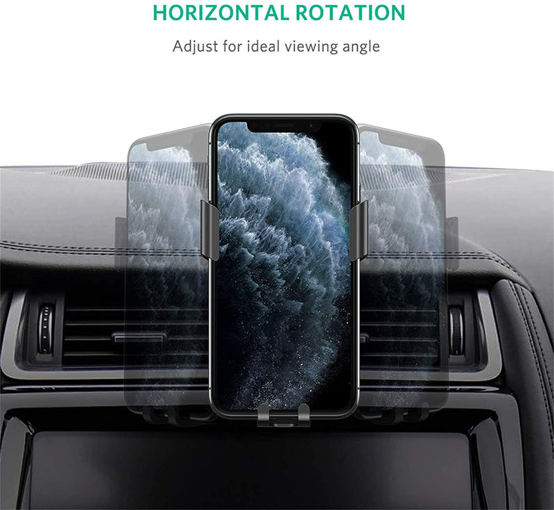 UGREEN Car Phone Mount CD Slot Gravity Car Phone Holder Free Angle Rotation Compatible for iPhone 12 11 Pro Max, X, 8, 8 Plus, Samsung S9 S8, S8 Plus, Note 8, Sony XZ Premium, Google Pixel 2 XL, Huawei, LG Phone