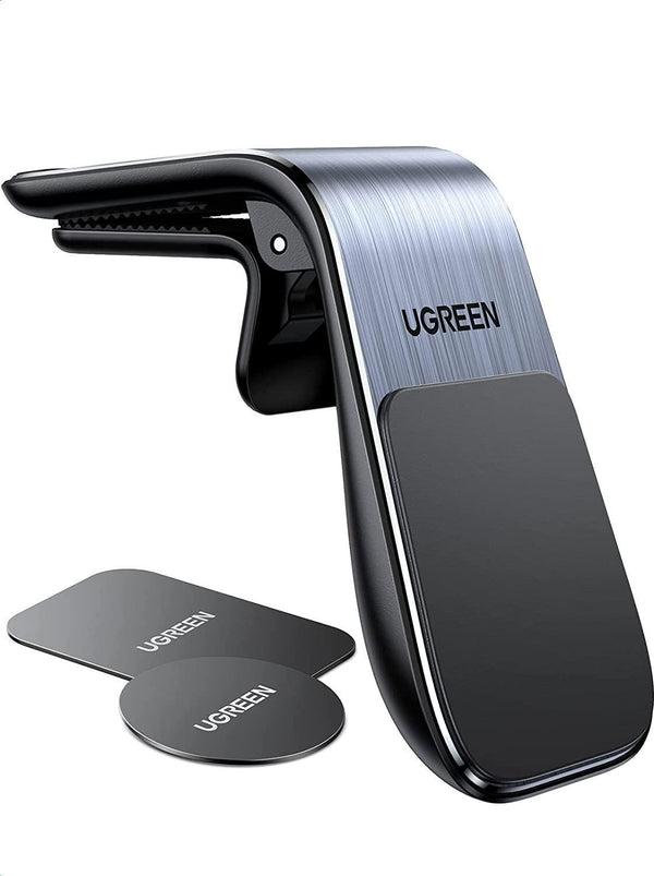 UGREEN Magnetic Car Phone Holder Air Vent Mobile Mount Magnet Clip Stand Cradle Compatible with iPhone 13 Pro Max 12 11 XR XS X 8 SE Galaxy S21 Plus S20 FE S10 S9 A51 A71 A21s Huawei P30 Pixel Oneplus