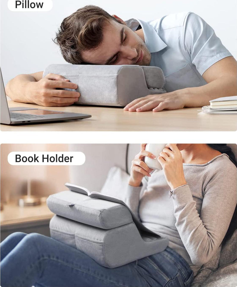 Lamicall Tablet Stand, Tablet Pillow Holder - Soft Pad for Bed, Lap Ta