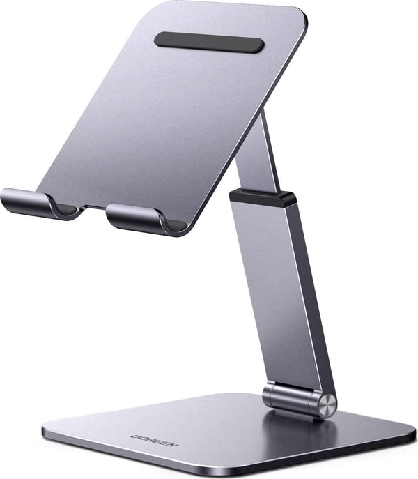 UGREEN Tablet Stand Height Adjustable, Aluminum Tablet Holder, Foldable Desktop Stand Compatible with iPad Pro 12.9, 9.7, 10.5, iPad air Mini 4 3 2, Nintendo Switch, Surface Pro