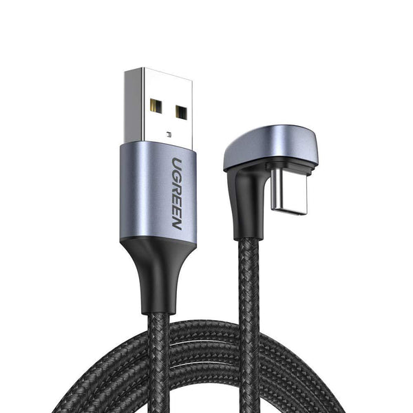 UGREEN USB C Cable U Shape 2M, 3A Type C Fast Charging Nylon Braided Cord Compatible with Samsung Galaxy S10 S10E S9 S8 Plus Note 10 9 8, LG V40 V30 V20 G7 G6 G5, Moto Z Z3 Z4, More USB-C Devices
