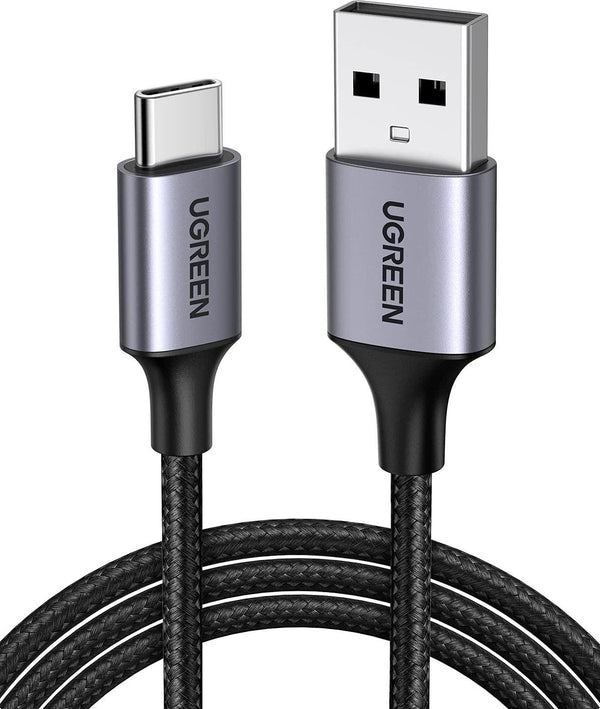 UGREEN USB Type C Cable Nylon Braided USB A to USB C Fast Charger Compatible with Samsung Galaxy S20 S10 S9 Note 10, GoPro Hero 7 5 6, PS5 Xbox Series Controller, LG G8 G7 V40, Nintendo Switch, 0.5M