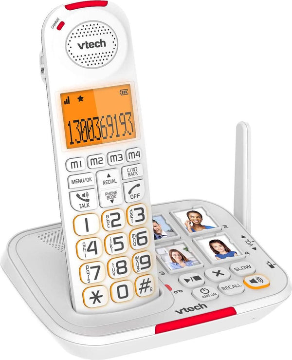VTech CLS17450 Careline Dect6.0 Cordless Phone White