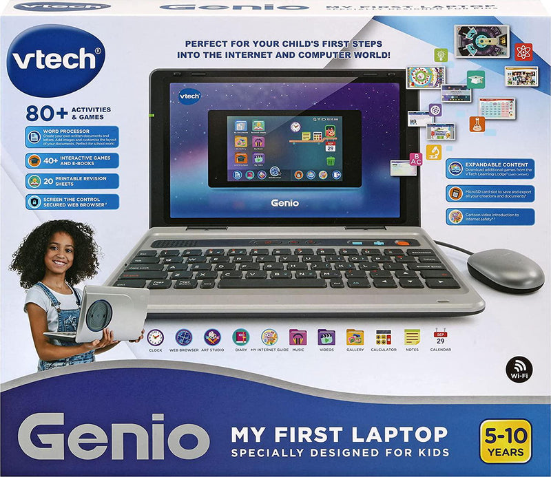 VTech Genio My First Laptop - Electronic Kids Laptop - 541003 - Multicolour