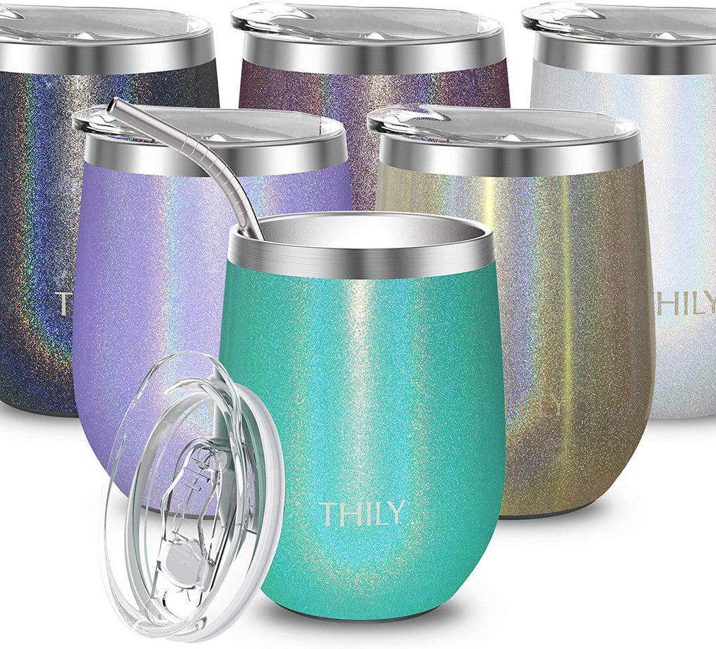 Stainless Steel Insulated Coffee Cup, THILY 12 oz Vacuum Insulated