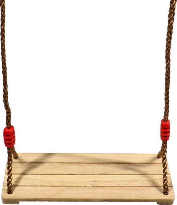 ValueHall Wooden Hanging Swing Seat Wooden Tree Swing Wooden Swing Chair with Adjustable Polyester Rope for Children, Adults, Playground, Park, Garden, Yard V7110A