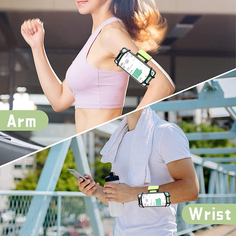 Vashly Running Armband,360°Rotatable Running Forearm Arm&Wristband For Phone Holder Jogging Workouts Adjustable for iPhone 12 Mini 11 and 12 Pro Pro Max XS XR X 8 7 6 Plus Samsung Galaxy S10 S9 S8 (4.7 -7.2 )