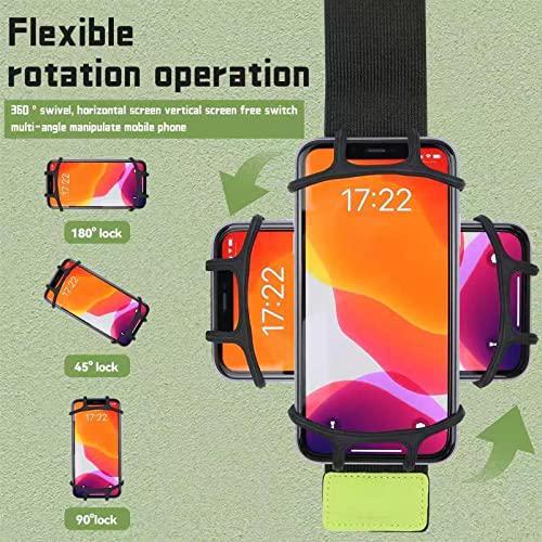 Vashly Running Armband,360°Rotatable Running Forearm Arm&Wristband For Phone Holder Jogging Workouts Adjustable for iPhone 12 Mini 11 and 12 Pro Pro Max XS XR X 8 7 6 Plus Samsung Galaxy S10 S9 S8 (4.7 -7.2 )