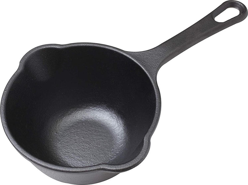 Victoria Cast Iron Saucepan, Cast Iron Melting Pot, Made in Colombia, 0.45QT