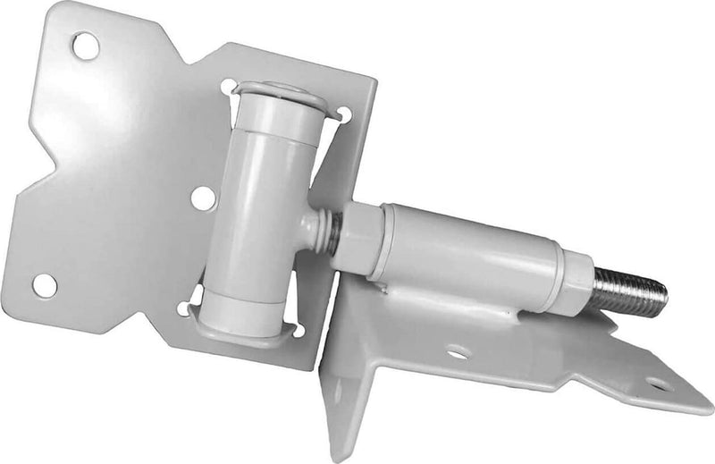 Vinyl Gate Hinges White (for Vinyl, PVC etc Fencing) Vinyl Fence Gate Hinges w/Mounting Hardware -Vinyl Gate Hinges Have a 90 Degree Bracket Resulting in a Positive Hinge to Gate Connection