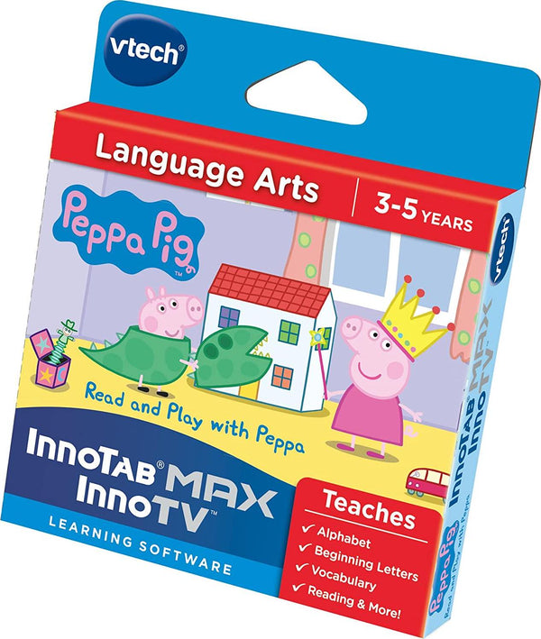 Vtech 273403 InnoTV Innotab Max Peppa Pig Read and Play with Peppa Game - Multi-Coloured