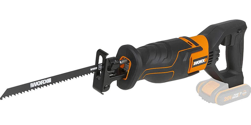 WORX WX500.9 18V (20V MAX) Cordless Reciprocating Saw - (Tool only - Battery and Charger Sold Separately)